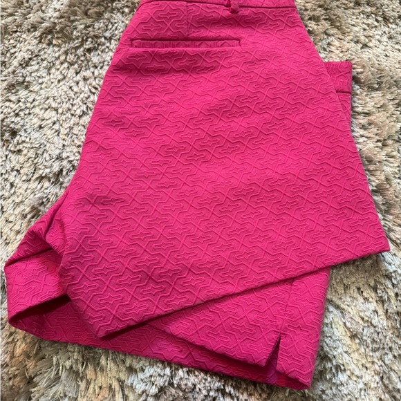 Banana Republic Fuchsia Textured Fabric Shorts NWOT. - Picture 4 of 7